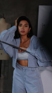 Puffy Denim Jacket