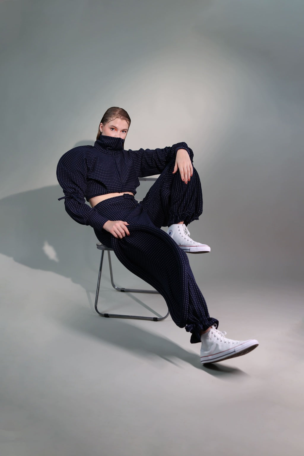Structured Navy Jacket