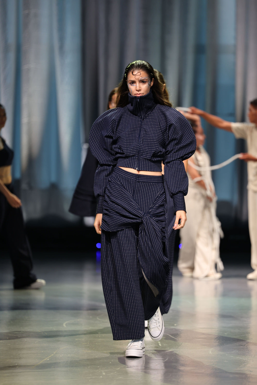 Structured Navy Jacket