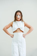 Cargar imagen en el visor de la galería, White denim Vest
