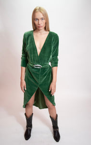 Velvet Emerald Dress