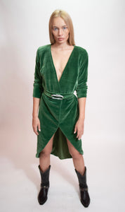 Velvet Emerald Dress